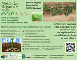 Organic Biodegradable Paper EcoMulch | 122cm x 76m