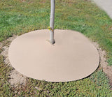 Biodegradable mulch circles for trees